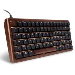 Sharkoon 100068081 klaviatūra laidinė USB QWERTZ voki&scaron;ka juoda medis 75%