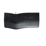 CHERRY KC 4500 ERGO klaviatūra biurui USB QWERTZ &Scaron;veicari&scaron;ka juoda