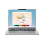 Ne&scaron;iojamas kompiuteris Acer Aspire 14 AI A14-53M-75DW &mdash; 14 colių WUXGA OLED, Intel Core Ultra 7 258V, 32 GB LPDDR5x, 1 TB SSD, Intel Arc 140V, Windows 11 Home, sidabrinis
