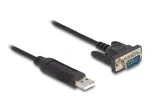 DeLOCK USB 2.0 į RS-232 adapteris 50 cm FTDI Juodas