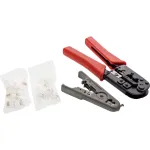 InLine Crimp įrankių rinkinys, skirtas tinklo ki&scaron;tukams, RJ45 8P8C ir RJ11 6P4C