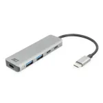 ACT AC7072 USB 3.2 Gen 1 Type-C &scaron;akotuvas 5000 Mbit/s juoda pilka
