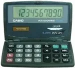 Skaičiuotuvas CASIO SL-210TE-WA-EC 10 skaitmenų, maitinamas saulės elementu ir baterija, stalinis