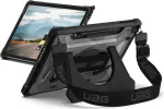 UAG Urban Armor Gear Plasma Handstrap & Kickstand Dėklas | Microsoft Surface Pro 12 colių (1. leidimas) | ledo (permatomas)/juodas | 324023114340