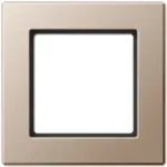 Jungimo jungiklio dangtelio plok&scaron;telė JUNG AC 581 CH &scaron;ampano, duroplastas, 84&times;84 mm