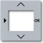 BUSCH-JAEGER 2CKA006430A0305 - Sidabrinis plastikinis rėmelis 63x63 mm