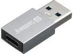 Sandberg USB-A į USB-C adapteris, USB-A, USB-C, aliuminis