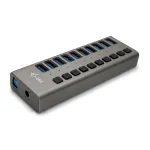 i-tec USB 3.0 įkrovimo stotelė 10 prievadų su 48 W maitinimo adapteriu