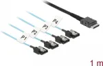 Delock OCuLink - Vidinis SAS kabelis - SAS 12 Gbit/s - OCuLink (SFF-8611) (M) į SATA (M) - 1 m (85829)