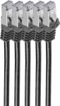 Tinklo kabelis ShiverPeaks BS75511-0.25S-SET5 0,25 m Cat7 S/FTP juodas