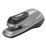 Rapid Optima GripE 2102349 elektrinis sąsiuvimo aparatas, 20 lapų, 26 mm įvedimo gylis, ABS/metalas, baltas/pilkas/mėlynas