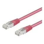 Wentronic Goobay CAT 5e Patch Laidas, SF/UTP, Magenta, 3 m - CCA vario mi&scaron;inys (93416)