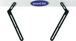 SpeaKa Professional Soundbar Laikiklis Easy Swivel &mdash; Juoda, Pora, modelis 1211124