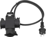 Prailginimo laidas EUROLITE 30247014 &mdash; 1 m, 3 lizdai, 3&times;1,5 mm&sup2;