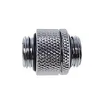 Alphacool Eiszapfen dvigubas spenelis Rotatable G1/4 AG į G1/4 AG - Chromuotas (17245)