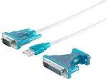 USB 2.0 RS232 keitiklis ShiverPeaks 75605 &ndash; 1,5 m laidas, USB į nuoseklųjį adapterį