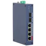 Pramoninis PoE jungiklis DAHUA CHS4206-4ET-90 4 prievadų PoE