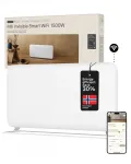 Mill WiFi Panelinis &Scaron;ildytuvas PA1500WIFI4A | 1500 W | Tinka patalpoms iki 22 m&sup2; | Baltas | IPX4