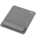 Fellowes Breyta pelės kilimėlis su rie&scaron;o atrama, antibakterine apsauga, ergonomi&scaron;kas, pilkas