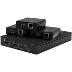 &bdquo;StarTech.com&ldquo; 3 prievadų HDBaseT praplėtimo rinkinys su 3 imtuvais &ndash; 1x3 HDMI per CAT5e skirstytuvas &ndash; iki 4K