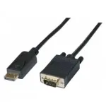 Hypertec 128213-HY vaizdo kabelio adapteris 2 m VGA (D-Sub) DisplayPort juodas