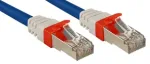 Lindy Cat.6 (A) SSTP / S/FTP PIMF Premium 5,0 m tinklo kabelis mėlynas