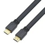 Techly HDMI 2.0 plok&scaron;čias kabelis High Speed su Ethernet A/A M/M 1m