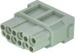 Harting Han DD modulio lizdas užspaudimui 09140123102 Han-Modular moduliams be kontaktų 2