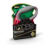 I&scaron;traukiamas &scaron;uns pavadėlis Hilton Smart Dog Tape L &mdash; 5 m, &scaron;unims iki 30 kg, bordo-pilka