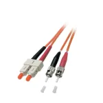 Skaidulinis optinis kabelis EFB Elektronik O6363.1 1 m SC ST Oranžinis