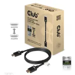 Club 3D CAC-1371 Ultra High Speed HDMI 2.1 sertifikuotas jungiamasis kabelis, 48 Gb/s, 4K 120 Hz / 8K 60 Hz / 10K 120 Hz, ARC, HDR, M/M, 1 m