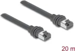 Delock RJ45 komutacinis kabelis Cat.6, suderinamas su Starlink Gen3, 20 m, pilkas