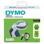 DYMO Omega&reg; Įspaudinis etikečių spausdintuvas, mėlynas, 12 mm juostai