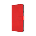 Fixed Opus Knyginis Dėklas, Skirtas Samsung Galaxy A57 5G, Dirbtinė Oda, Raudona