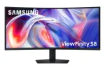 Samsung ViewFinity S8 S85TH 40 colių 5K2K WUHD lenktas LED monitorius - 144Hz, VA, HDR10+, Thunderbolt 5, KVM