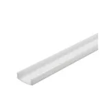 LED U profilio difuzoriaus dangtelis Synergy 21, opalinis, ALU068-R, ALU069-R, ALU070-R, 2000 mm, plastikinis, užsifiksuojantis