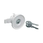 Hager FZ597N universalios spintelės spyna su 2 raktais, IP44, spynos Nr. 1242E