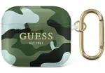 Apsauginis dėklas Guess GUA3UCAMA Camo Collection Apple AirPods 3rd Generation &ndash; žalias/khaki
