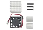 ALLNET Rock Pi 4C+ Heatsink Set (Rock4C+Heat-Set) - Pasyvaus au&scaron;inimo rinkinys, skirtas Radxa Rock Pi 4C Plus