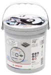 BOSCH pjovimo diskas nerūdijančiam plienui ir metalui, &Oslash; 125 mm, 100 vnt. kibire (anga 22,23 mm, A 60 T BF)