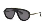 PHILIPP PLEIN MAN SPP151M570700 Akiniai Juodas Acetatas Pilki Lę&scaron;iai 57mm