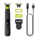 Philips OneBlade Pro 360 QP6542/15 Veidui ir Kūnui, Li-Ion, 90 min, 0,4&ndash;10 mm, 14 žingsnių, &Scaron;lapias ir Sausas