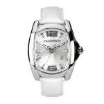CHRONOTECH CT7107M06 Vyri&scaron;kas analoginis kvarcinis laikrodis, 40 mm juodas ciferblatas, odinis dirželis