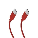 SBS TECABLETISSUETCCR USB-C į USB-C laidas 1,5 m 60 W pintas raudonas