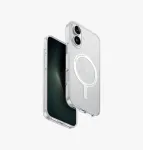 UNIQ Clario Dėklas, skirtas Apple iPhone 16 6.1 colio, MagClick įkrovimui, permatomas