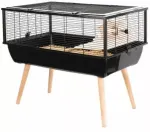 Narvas graužikams ZOLUX Neo Nigha small H36 juodas, medinis, W780&times;D360&times;H480 mm, su bėgimo ratu