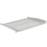 EFB Elektronik 19 inch 1U fiksuota lentyna, 350 mm gylio, 10 kg apkrova, &scaron;viesiai pilka RAL 7035