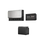 EcoFlow ZMM100-COMBO2-EU Power Prepared Kit, kabelių/adapterių rinkinys, 5 vnt., tvirtinamas prie sienos, juodas/pilkas