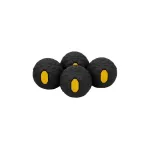 Helinox Vibram rutulinės kojelės 45 mm &ndash; juodos (4 vnt. rinkinys)