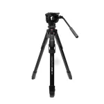 Manfrotto MKONEVA-500X hibridinė foto-video galvutė, 5 sekcijų aliuminio kojos, užveržimo fiksatoriai, greitoji kolona, ne&scaron;iojimo krep&scaron;ys